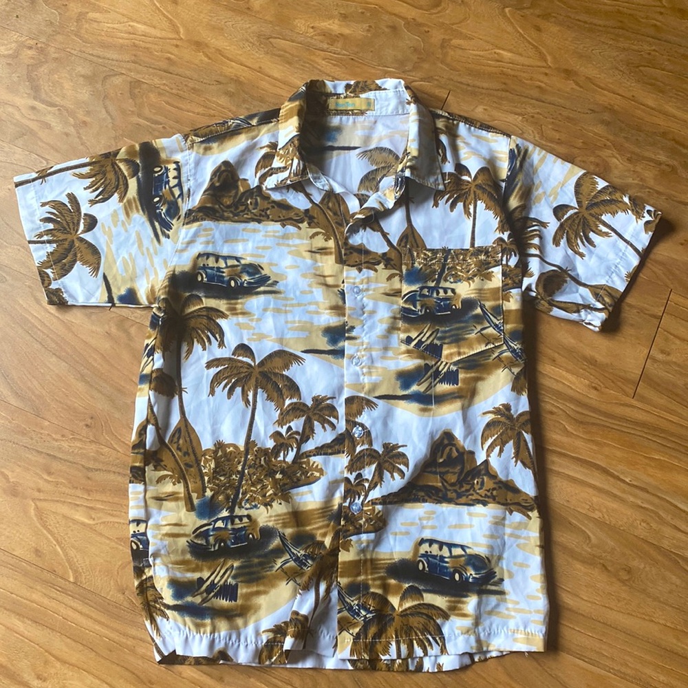 Brown Hawaiian shirt